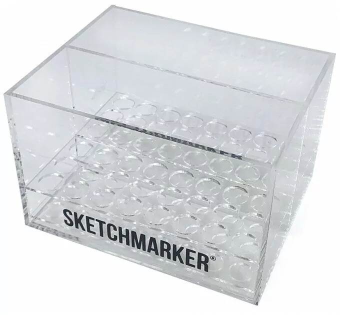 Органайзер Sketchmarker пластиковый 96 маркеров ismat органайзер s 342 прозрачный