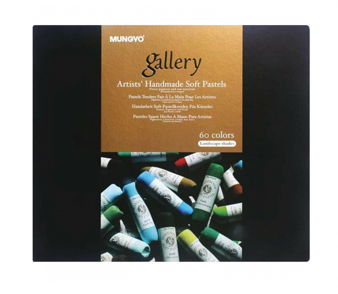 Набор пастели сухая Mungyo Ландшафт 60 цв мягкая круглая ручной работы в картонной коробке 21217₽