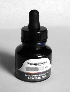 Чернила акриловые William Mitchell 30 мл Черный 658₽