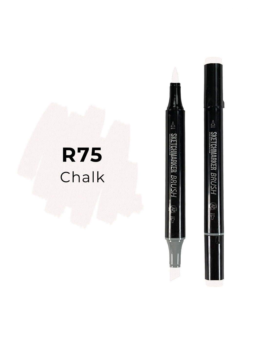 Маркер двухсторонний на спиртовой основе Sketchmarker Brush Цвет Мел