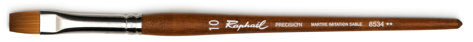 Кисть синтетика имитация соболь 10 плоская Sennelier quotPrecision quot короткая ручка 1235₽