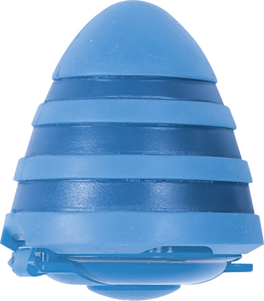 Точилка для карандашей двойная Brunnen волнистая 5,5х4,8 см, голубой