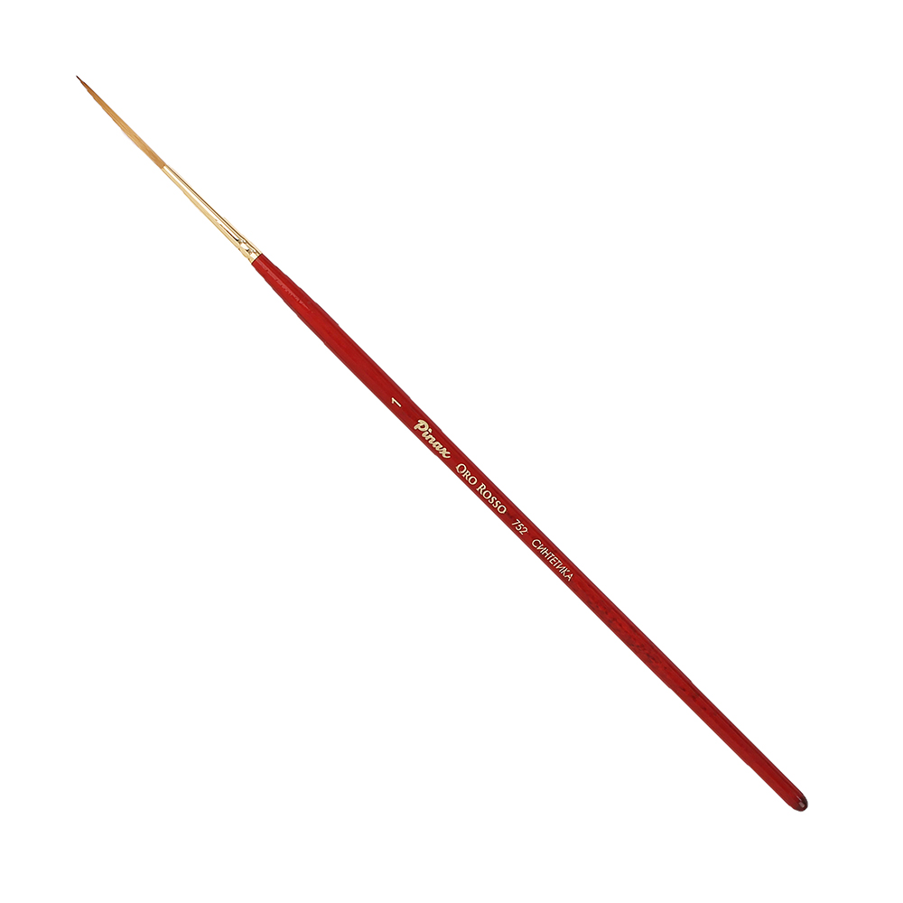 Купить Кисть синтетика №1 лайнер Pinax Oro Rosso 752 короткая ручка, Китай
