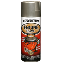 Эмаль в аэрозоли Rust-oleum термостойкая до 260*С 400 мл Алюминий глянцевый