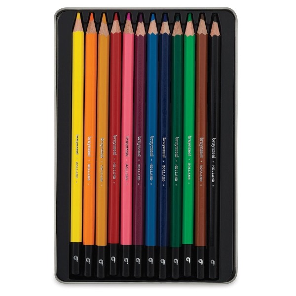 Набор цветных карандашей Bruynzeel 12 шт, розовая упаковка BS-60212112 - фото 2