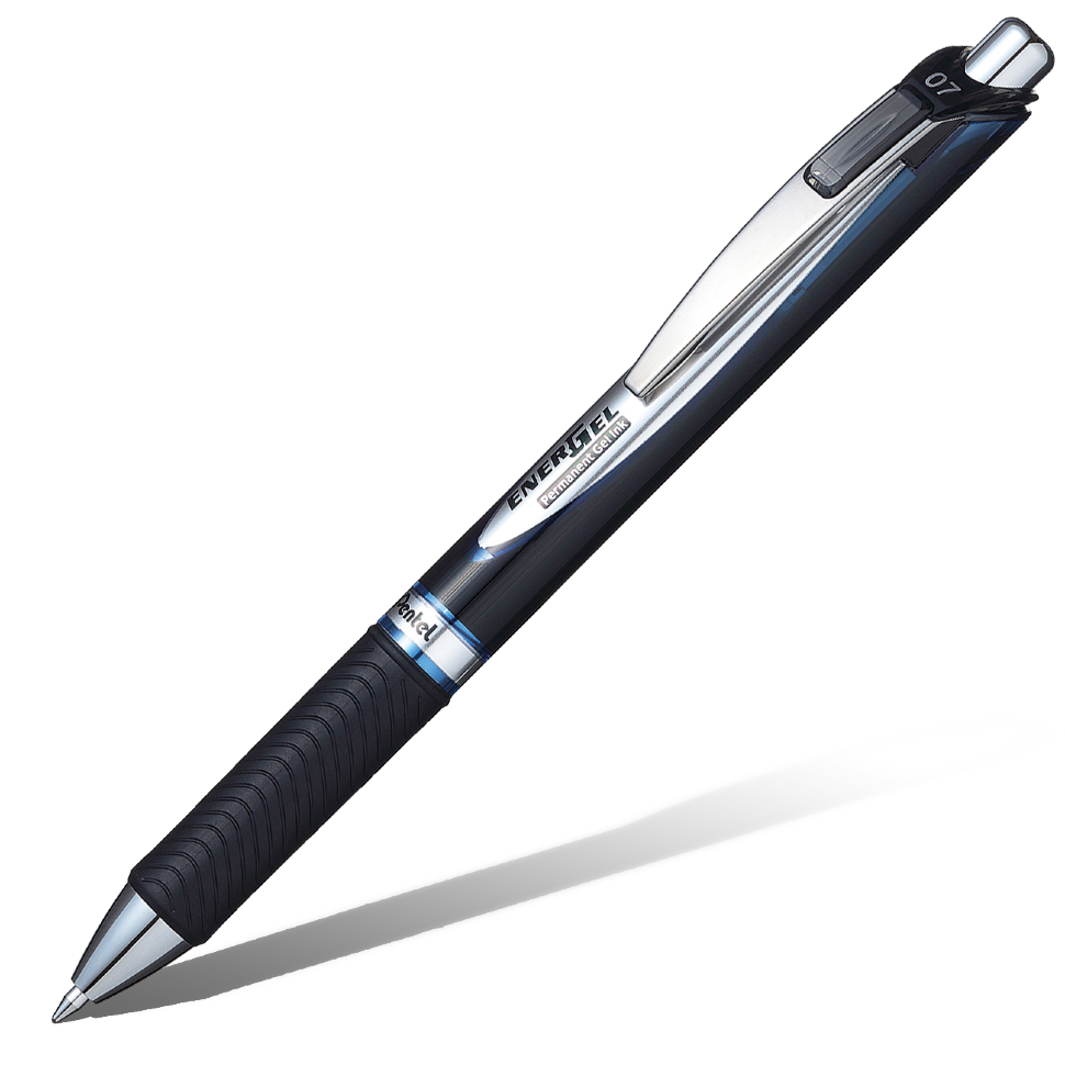 ручка гелевая berlingo g line 0 5 мм игольчатый стержень Ручка гелевая автомат. с перманентными чернилами Pentel 