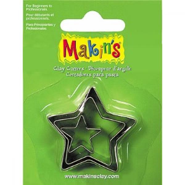 Набор резцов для полимерной глины Makins 3 шт Звезда Makins-36006 - фото 1