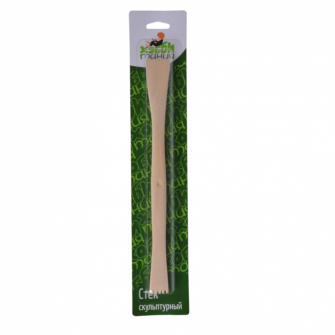 Стек деревянный двухсторонний, длина 20 см, №16 нож разделочный regent inox nippon длина 200 320 мм