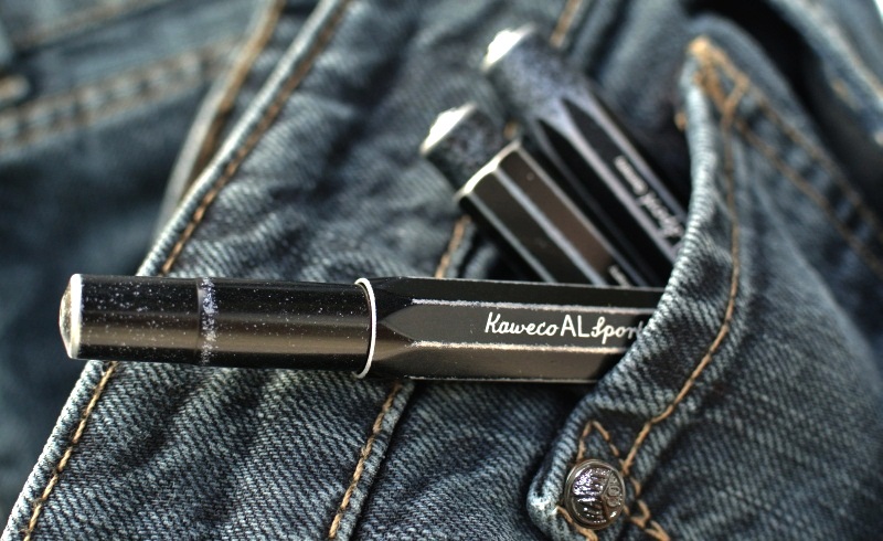 Ручка перьевая Kaweco AL Sport EF 0,5 мм, чернила синие, корпус розовая KW10001243 - фото 3