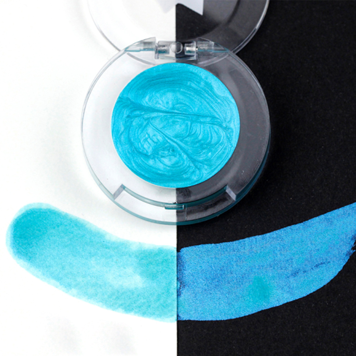 Акварель Mairtini "Metallic Pearlescent" палетка 3 мл, Snow Blue