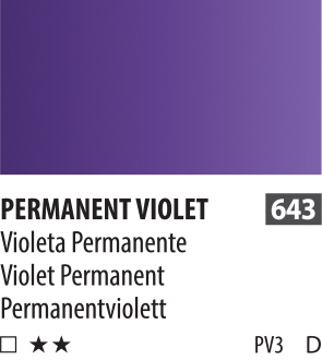 Акварель ShinHanart PWC extra fine 15 мл №643 Фиолетовый перманентный дракула самая полная версия коллекционное иллюстрированное издание