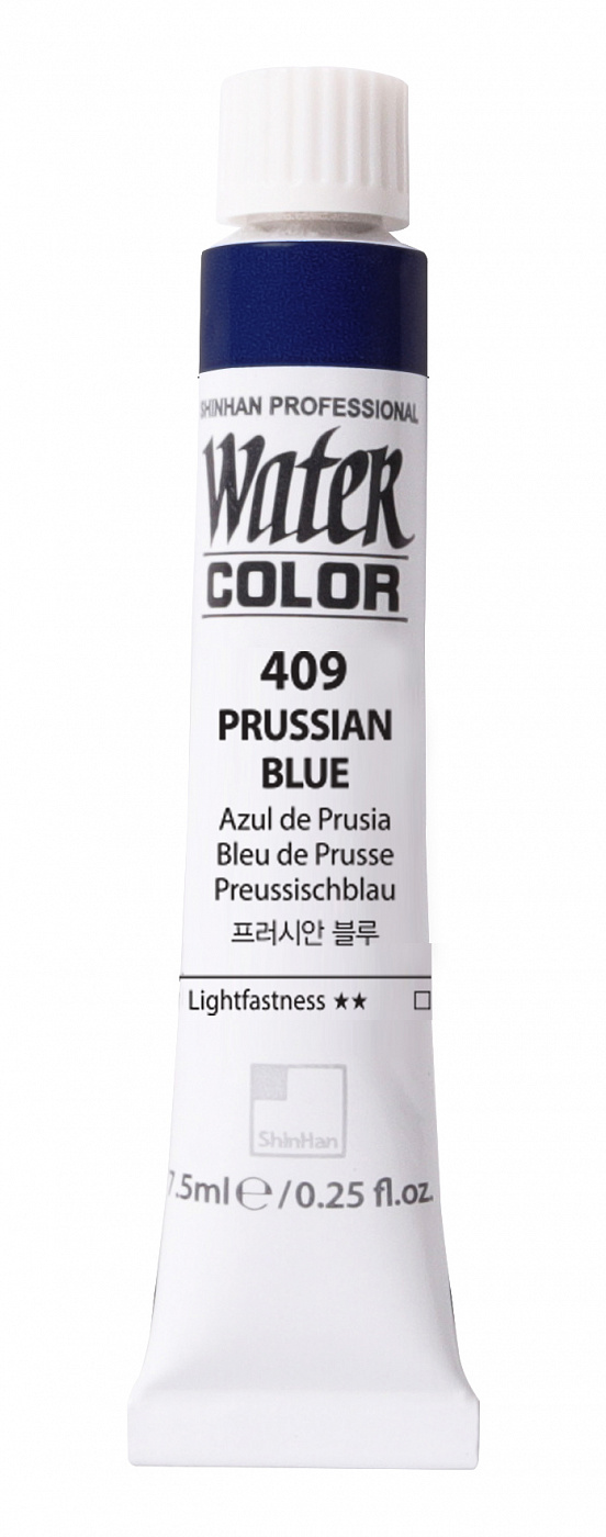 Акварель ShinHanart PRO Water Color 7,5 мл №409 Прусский синий
