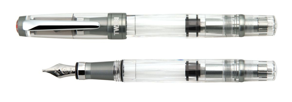 Ручка перьевая TWSBI Diamond 580AL, EF, Серебристый ручка перьевая twsbi eco голубой m