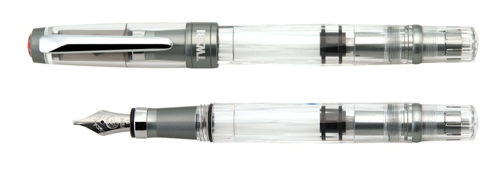 Ручка перьевая TWSBI Diamond 580AL, EF, Серебристый бабушка велела кланяться и передать что просит прощения