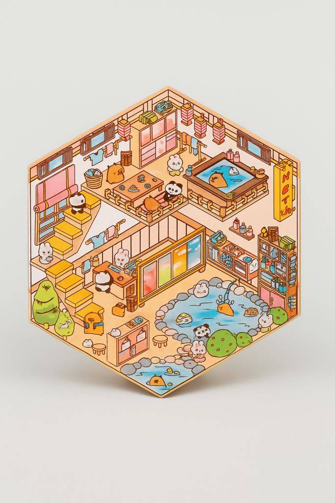 Наклейкипинцет для творчества румбокс Аквапарк коричневые 16х20 см 110₽