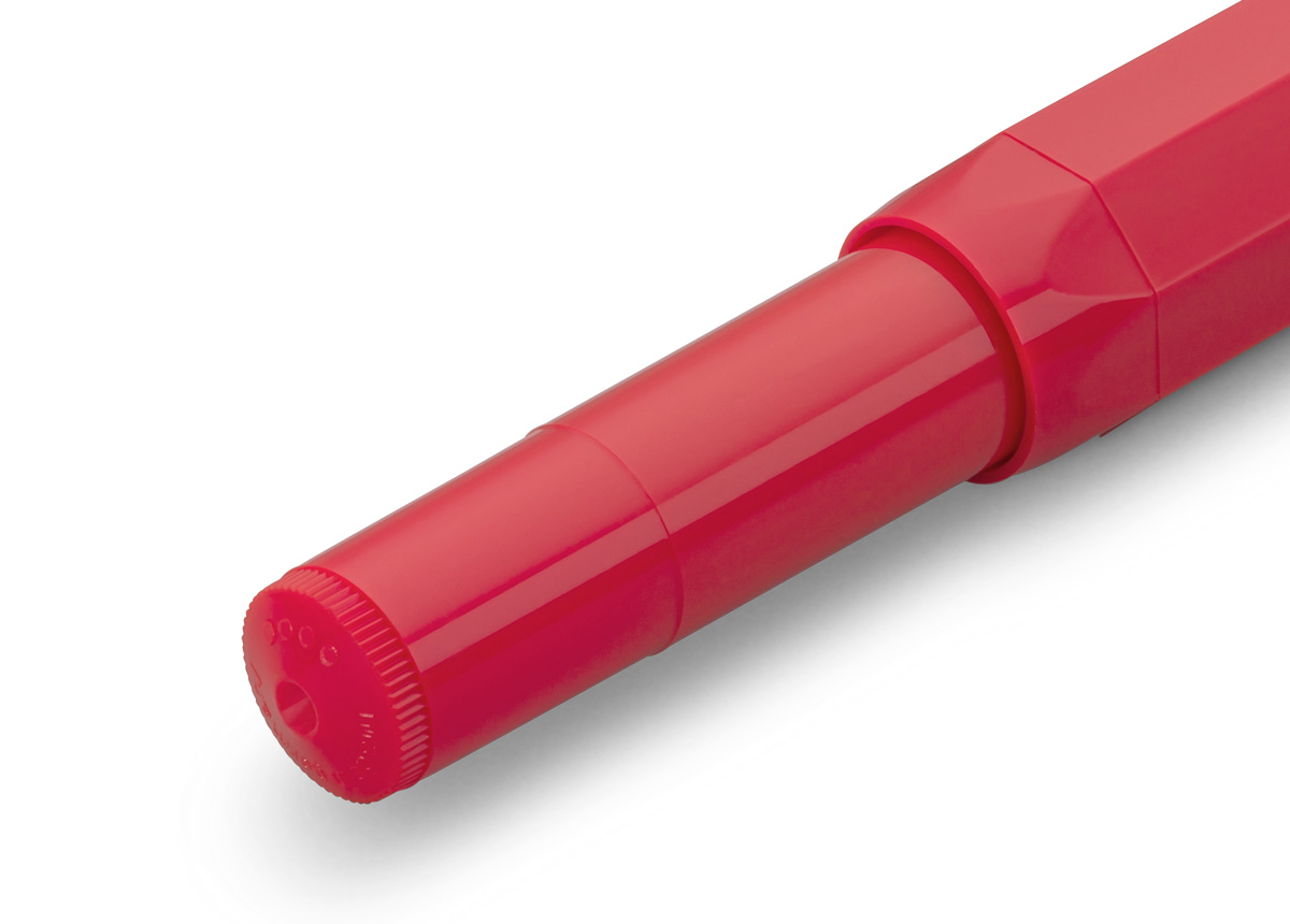 Ручка перьевая Kaweco CLASSIC Sport F 0,7 мм, чернила синие, корпус красный KW10001146 - фото 3