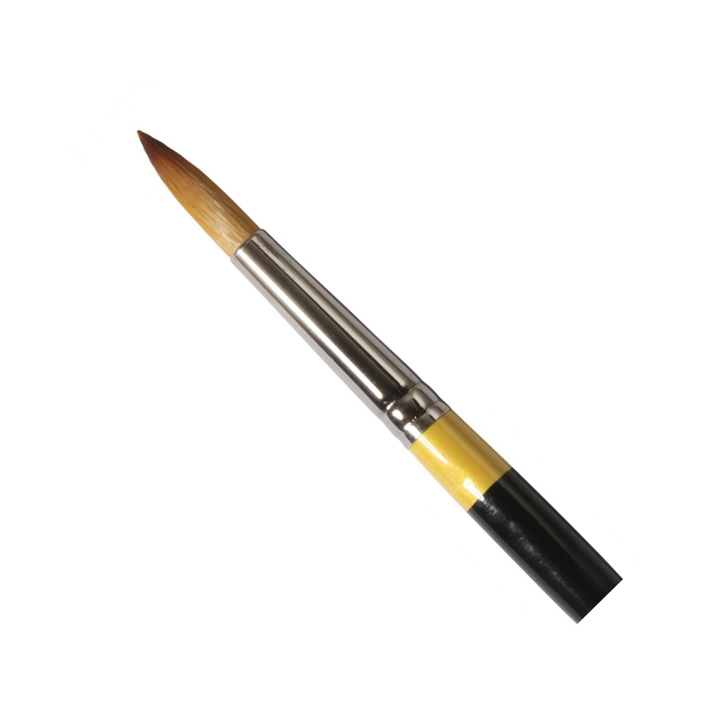 Купить Кисть синтетика №12 круглая Daler-Rowney SYSTEM 3 короткая ручка