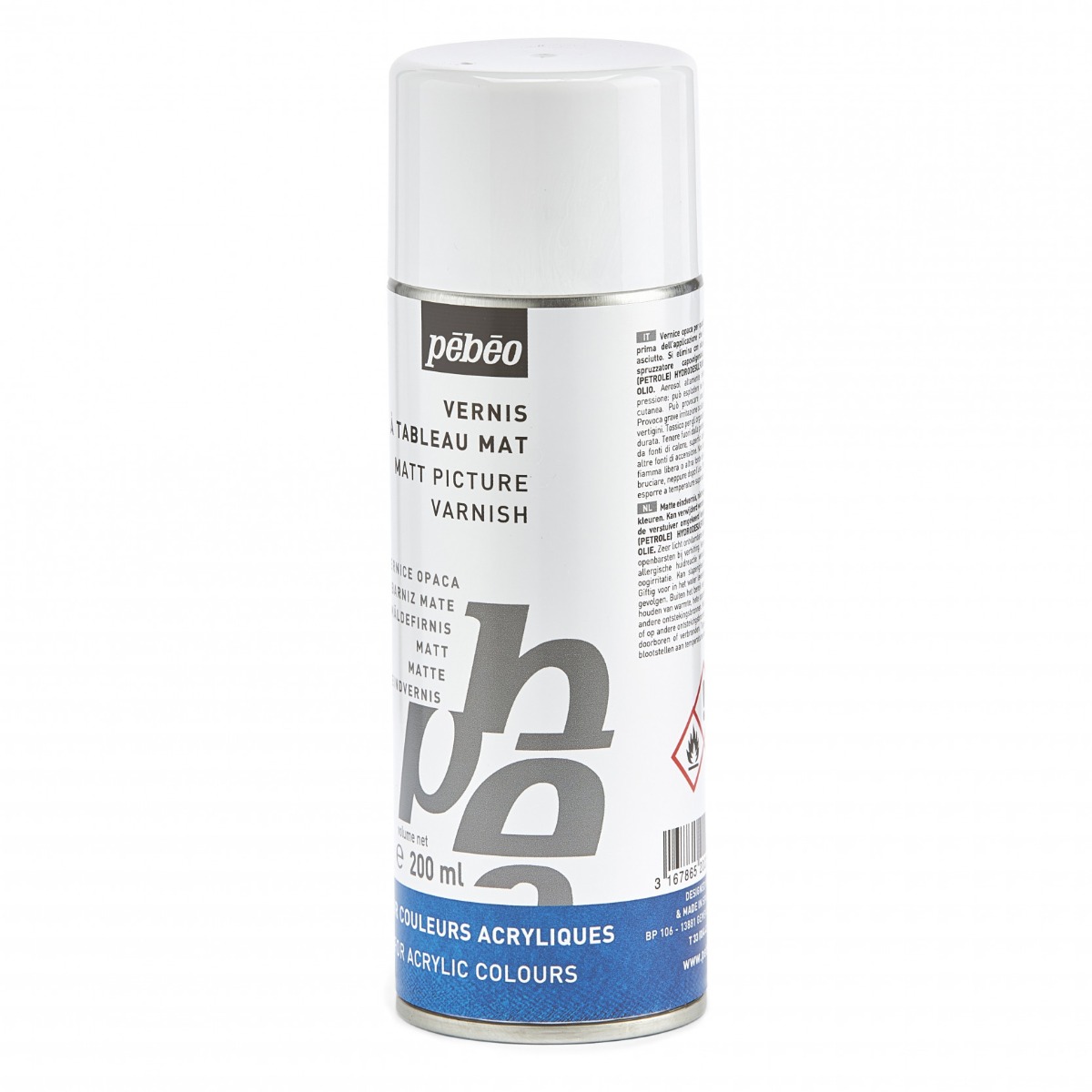 Лак акриловый Pebeo 200 мл матовый в аэрозоли 1169₽
