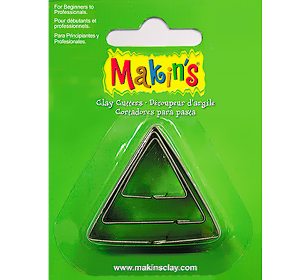 Набор резцов для полимерной глины Makins 3 шт Треугольник Makins-36003