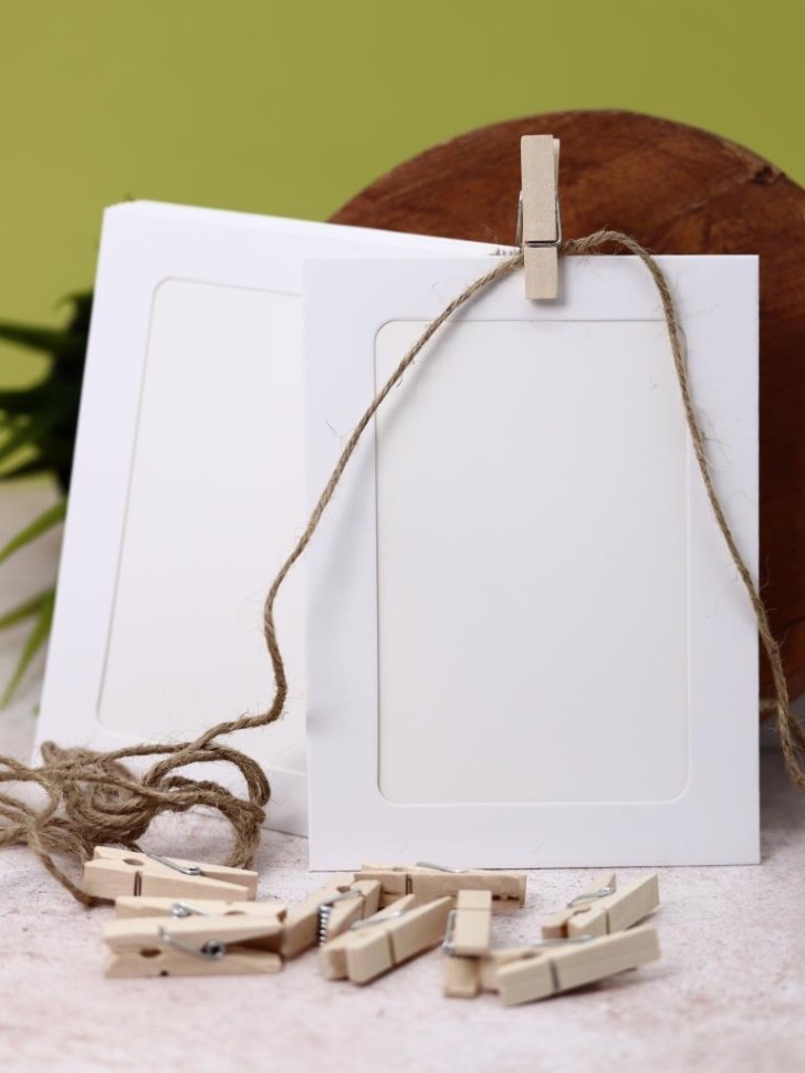 Крафтовые фоторамки Classic white 98132 см 250₽