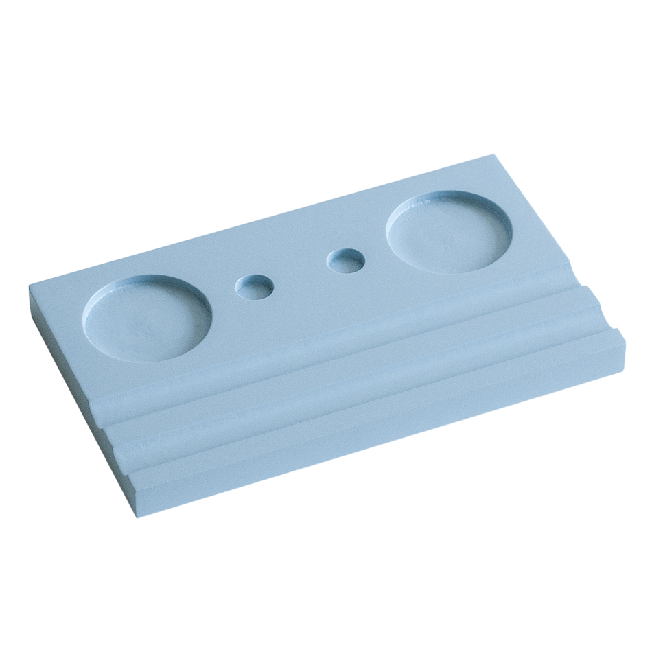 Подставка для чернильницы-непроливайки двойная цвет голубой 917₽