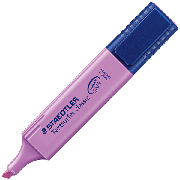 Текстовыделитель Staedtler флуоресцентный клиновидный наконечник 1-5 мм Фиолетовый