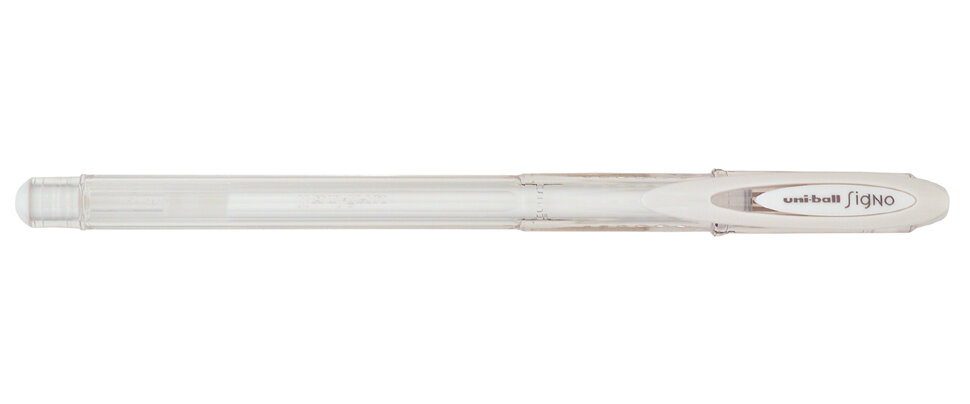 Купить Ручка гелевая UNI UM-120AC 0, 7мм, белый, Россия