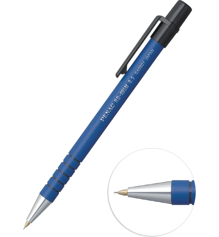 Карандаш механический Penac RB-085М 07 мм синий корпус 195₽