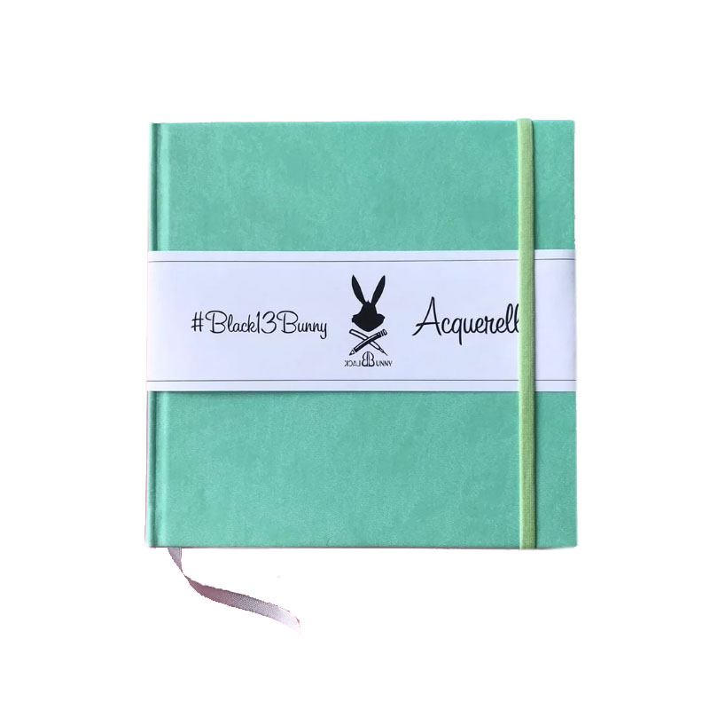 Альбом для акварели Black Bunny Acquerello Мятный 20х20 см 48 л 250 г 3168₽