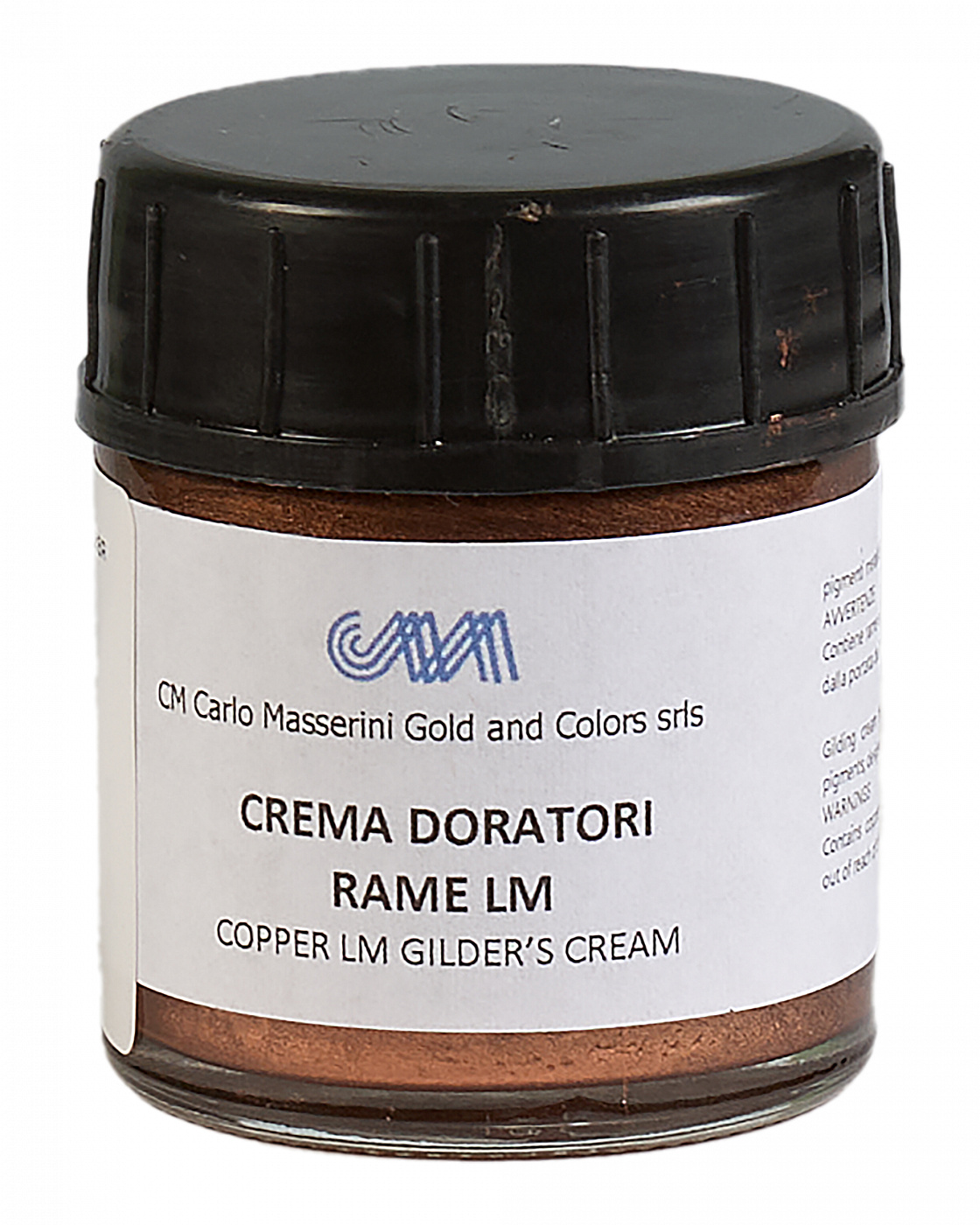 Паста бронзовая Masserini Gilding Cream 30 мл медная, стеклянная банка