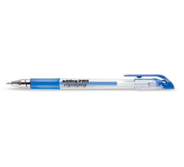 Ручка гелевая Edding 0,7 мм синий металлик