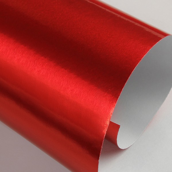 Бумага с фольгированным покрытием Sadipal 50х65 см 225 г цвет Алюминий красный коврик туристический maclay с алюминиевым покрытием 150х200х0 2 см