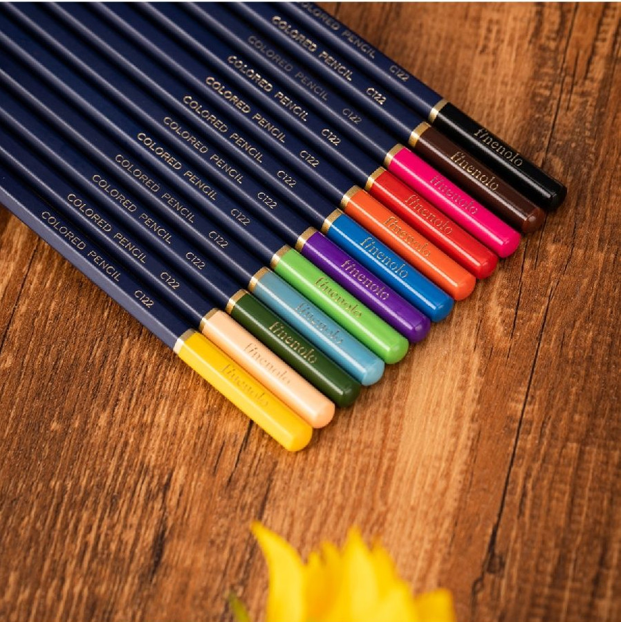 Набор карандашей цветных Finenolo 12 цветов в картонной упаковке Finenolo-C131-12 - фото 3