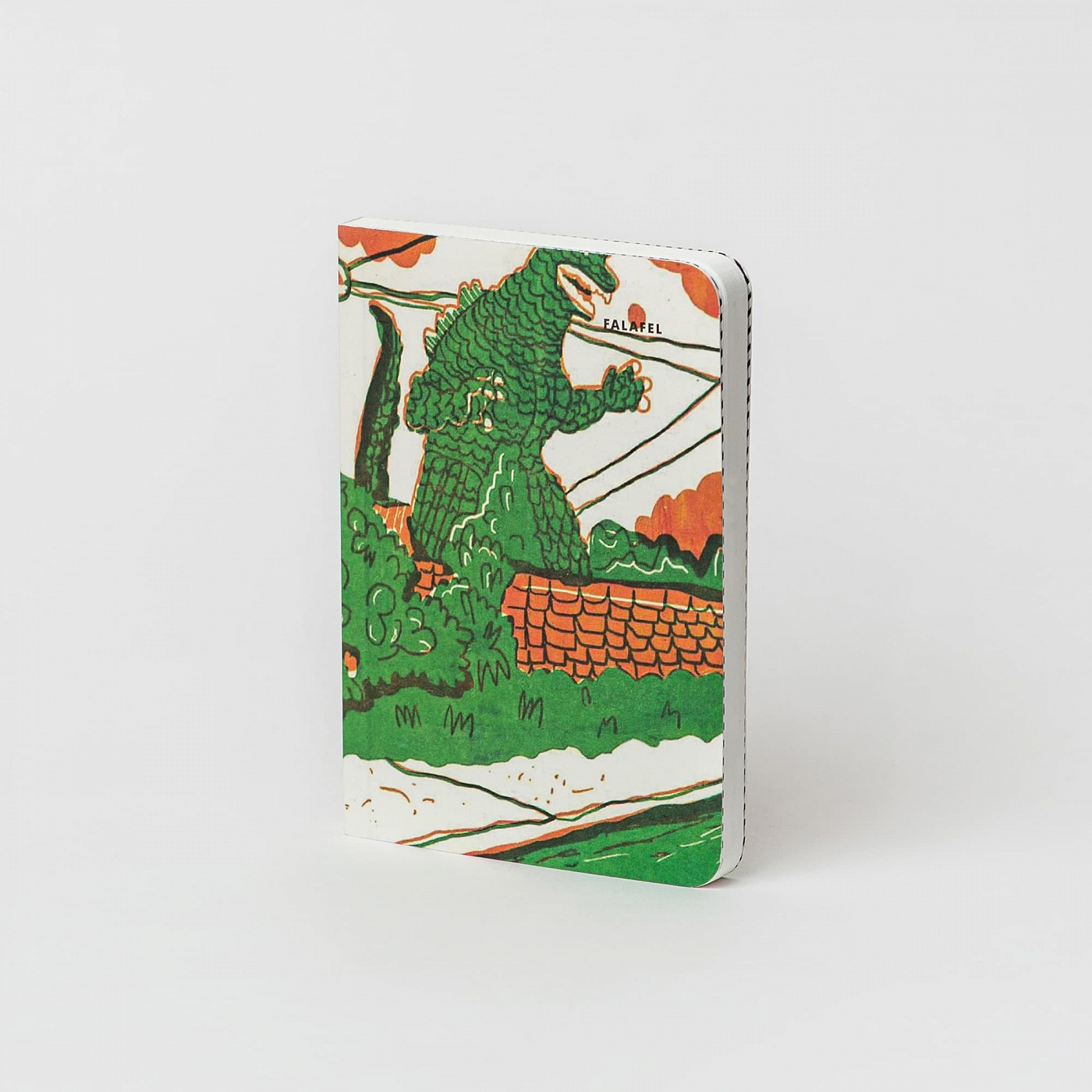Блокнот FALAFEL BOOKS А6B Godzilla открытка in books we trust