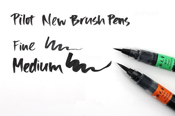 Ручка кисть Ручка-кисть Pilot Brush Pen SN-50FDF (B), цвет черный