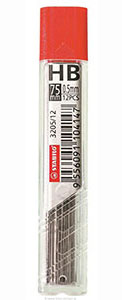 Набор грифелей для механического карандаша Stabilo 12 шт 0,5 мм, НВ декор для творчества пластик ромашка набор 30 шт 0 9х0 9 см