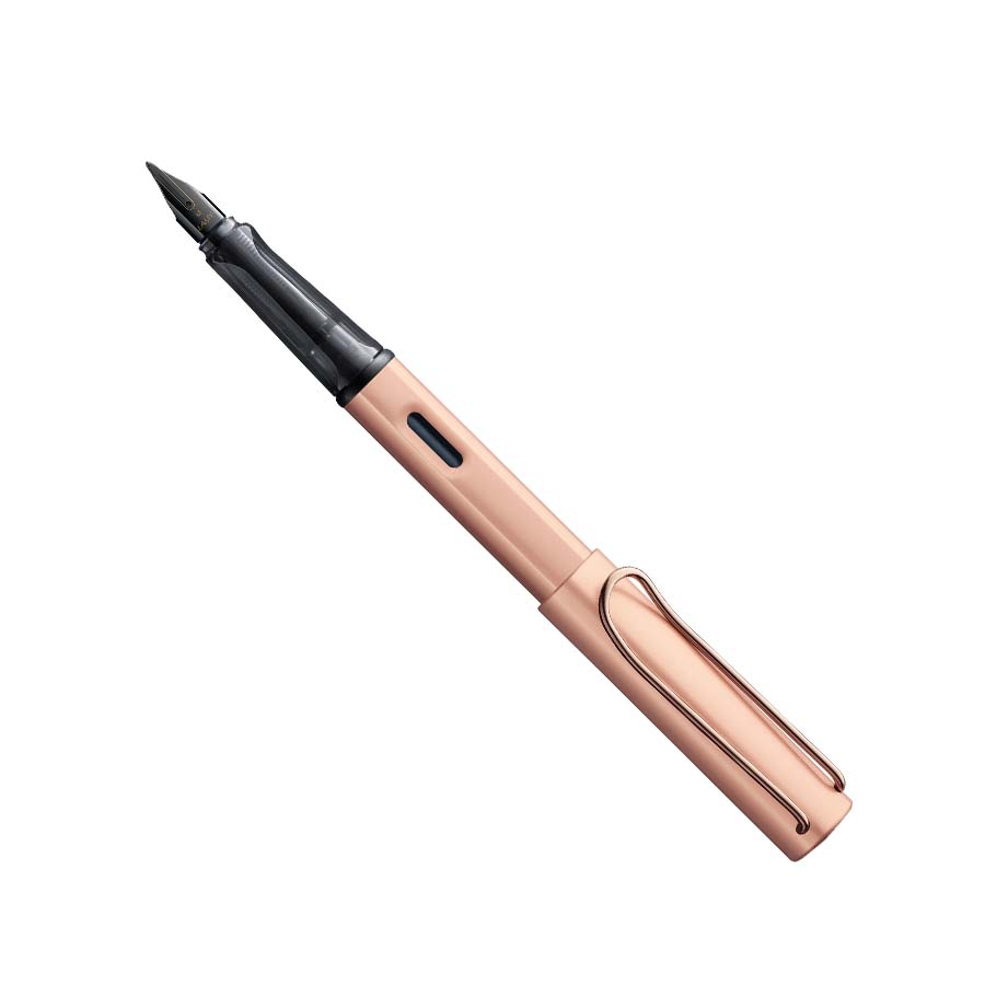 Ручка перьевая LAMY 076 lux, Розовое золото лого логика