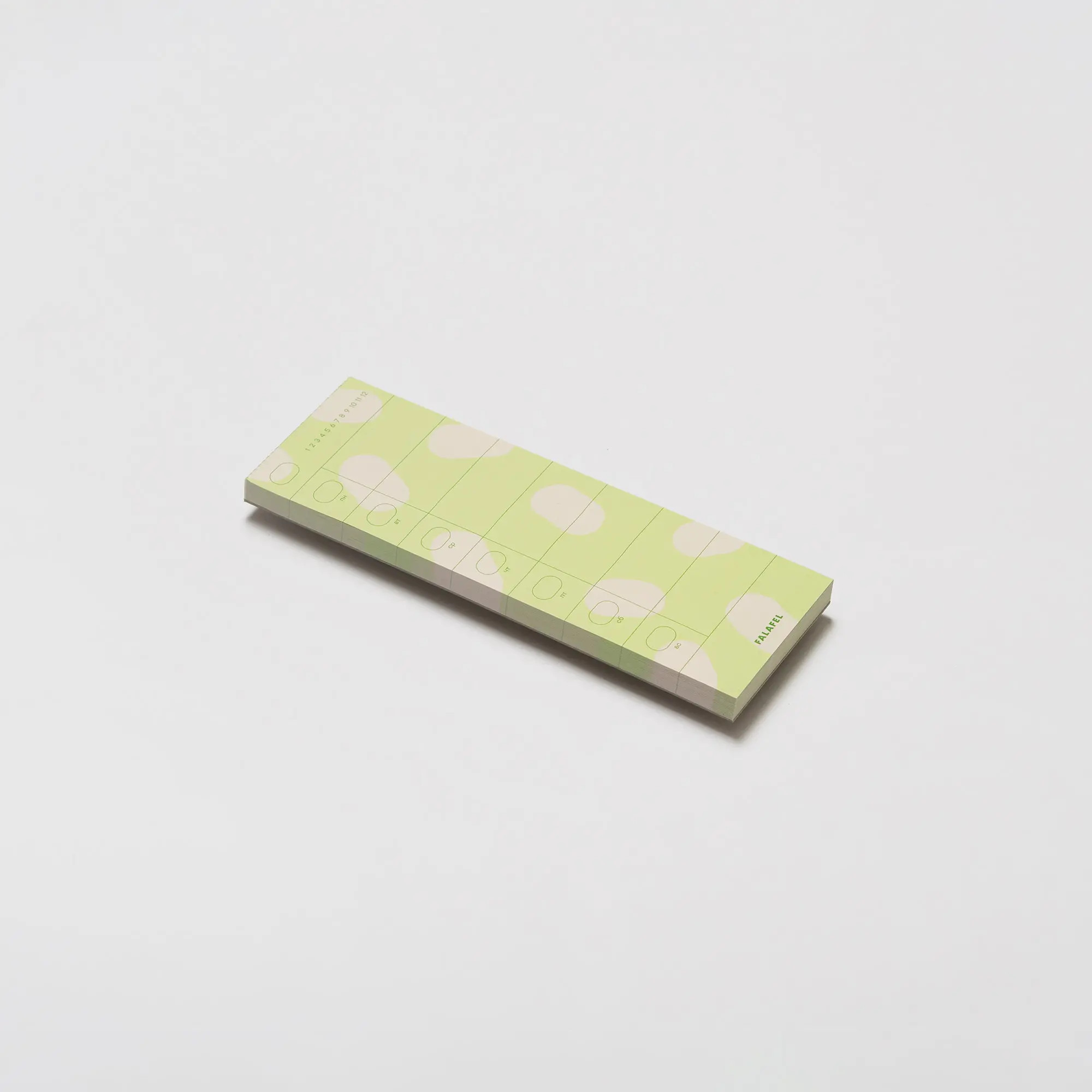 Настольный планировщик FALAFEL BOOKS  "Weekly planner " 7х21 см.120 стр.