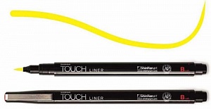 линер uni pin brush 200 s кисть светло серый Линер Touch Liner Brush желтый