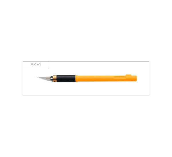 Нож OLFA перовой для художественных работ с профильными лезвиями 6 мм 4 шт