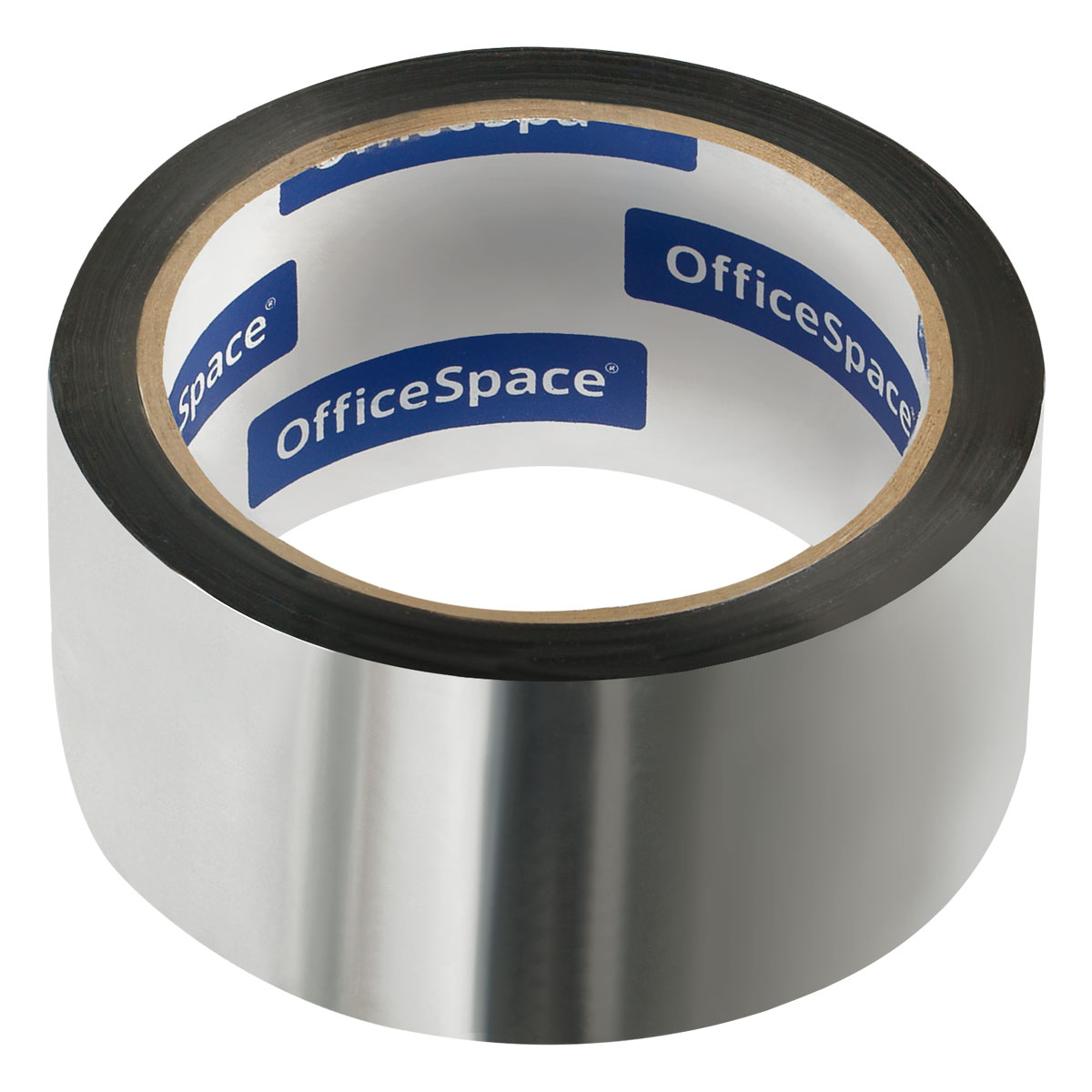 Клейкая лента металлизированная OfficeSpace, 48 мм*50 м, полипропиленовая основа лента клейкая 50мм 57м упаковочная коричневая