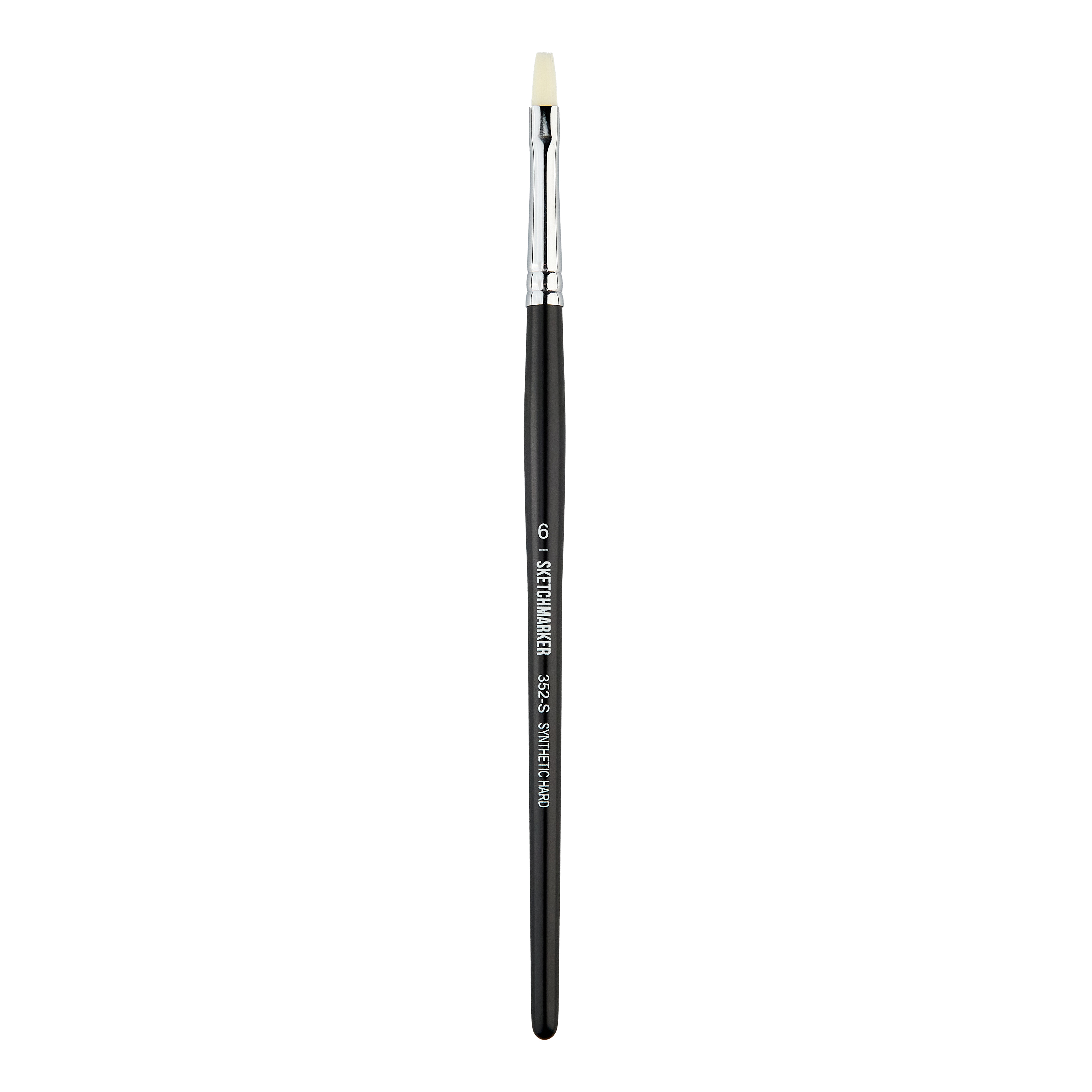 Кисть жесткая синтетика 6 плоская Sketchmarker quot352 quot ручка короткая 230₽