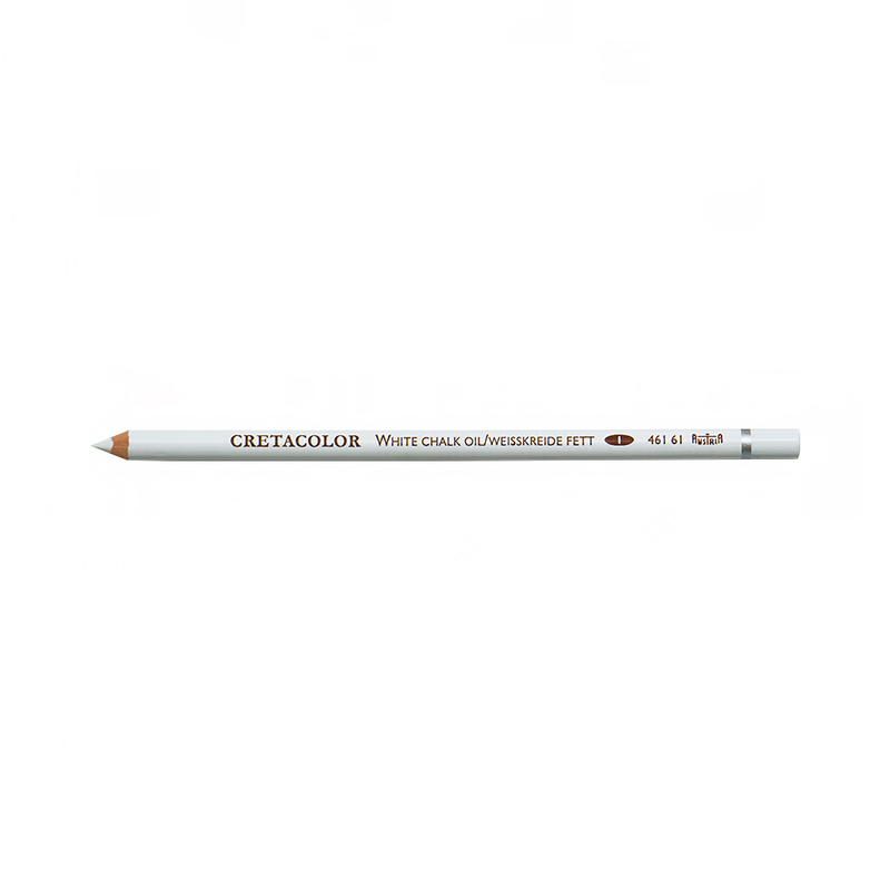 Карандаш масляный художественный Cretacolor Белый мел, мягкий карандаш для рисования на стекле фарфоре пластмассе металле koh i noor белый