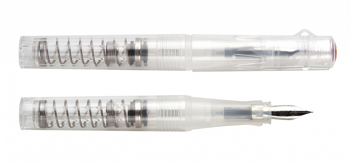 Ручка перьевая TWSBI GO, Прозрачный ложка столовая из нержавеющей стали magistro блинк длина 22 см на подвесе серебряный синяя ручка