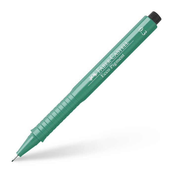ручка капиллярная faber castell multimark 0 6 мм для письма на пленке зеленый Ручка капиллярная Faber-Castell 