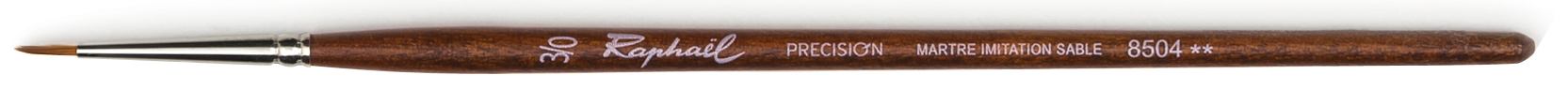 Кисть синтетика имитация соболь №3/0 круглая Sennelier "Precision" короткая ручка