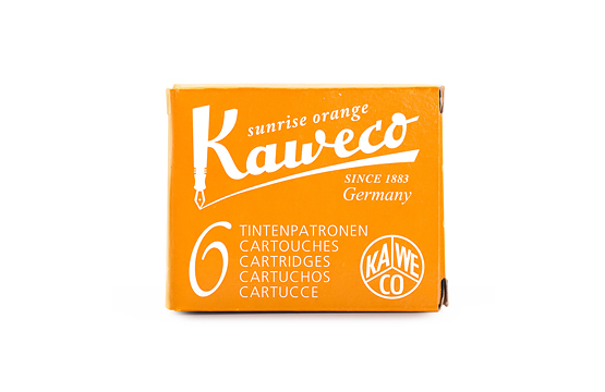 Набор картриджей для перьевых ручек Kaweco 6 шт, Оранжевый