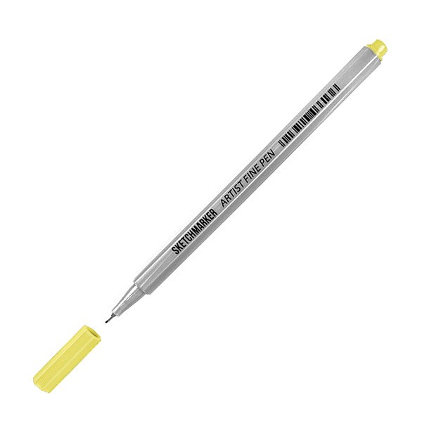 Ручка капиллярная SKETCHMARKER Artist fine pen цв. Лимонный ручка капиллярная sketchmarker artist fine pen цв лавандовый