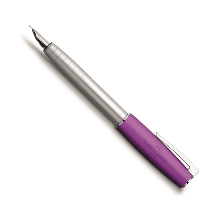 Ручка перьевая Faber-castell Loom Metallic толщина F фиолетовый в картонной коробке 2066₽