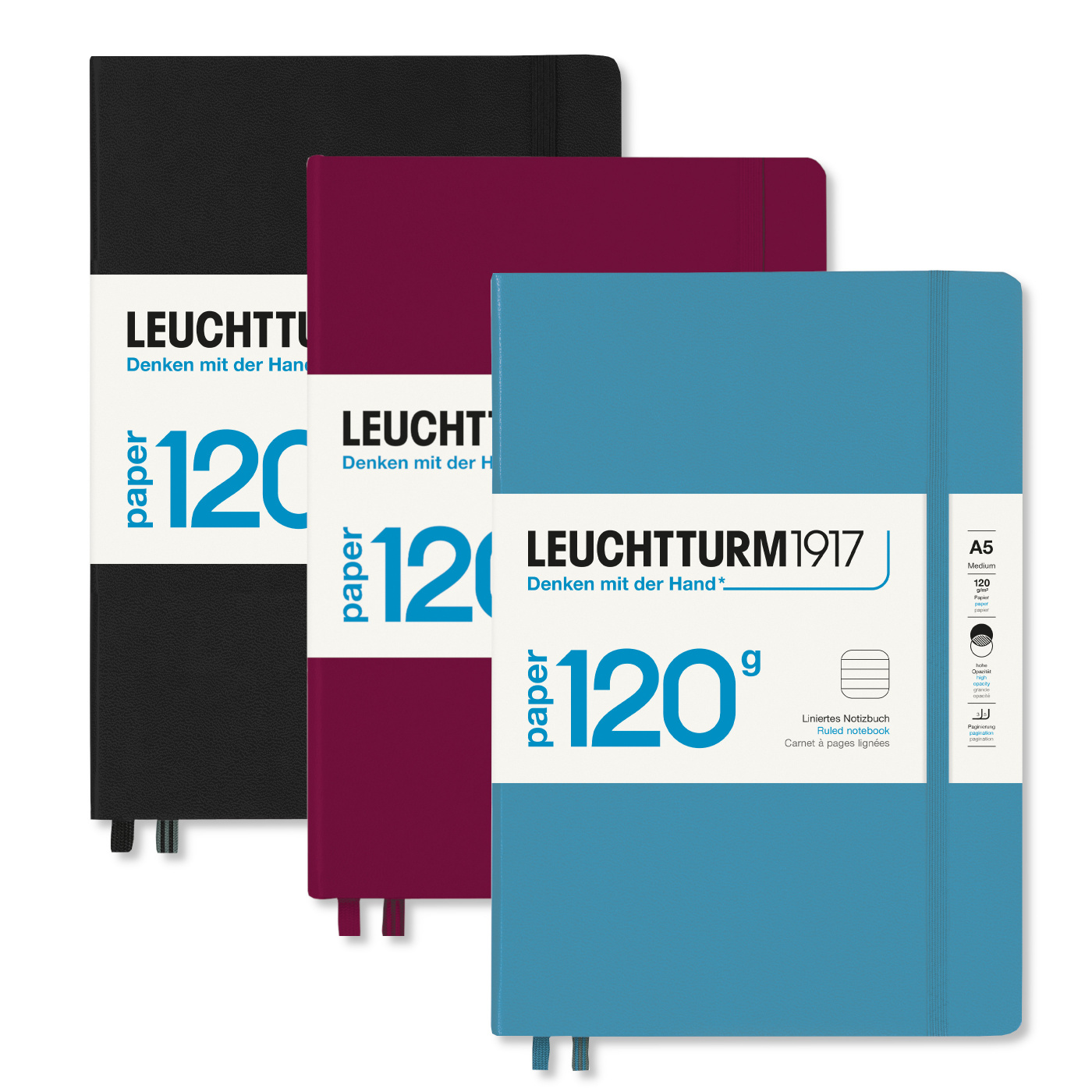Блокнот в линейку Leuchtturm Edition А5 203 стр., твердая обложка субботний блокнот